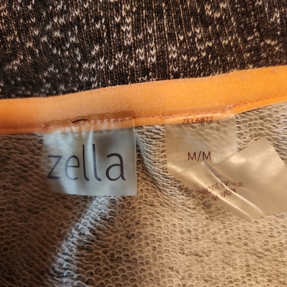 ZELLA size Medium two way zip hoodie - Picture 2 of 2
